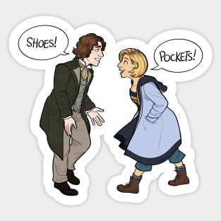 Shoes and Pockets Sticker